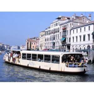  Vaporetto, Grand Canal, Venice, Veneto, Italy Photographic 