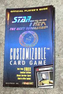 STAR TREK Next Generation Customizable Card Game Guide  