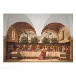   Last Supper   Poster by Domenico Ghirlandaio (30 x 24)