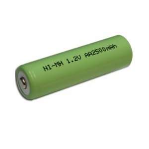   Rechargeable Battery 2500mAh NiMH 1.2V Button Top Cell Electronics