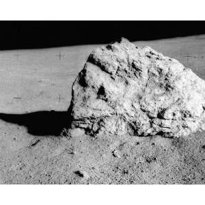  Apollo 14 Boulder on Moon Surface NASA 8x10 Silver Halide 