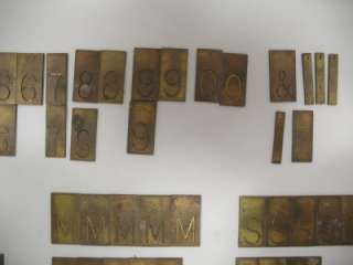 Brass Engraving Font Letters/Number Set New Hermes Engravograph 