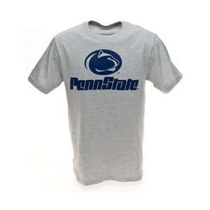    Penn State Youth T Shirt Gray Oval Lion Logo