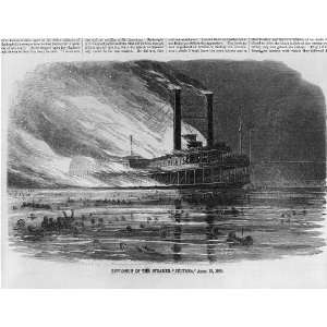    Explosion of the steamer SS SULTANA, April 28, 1865