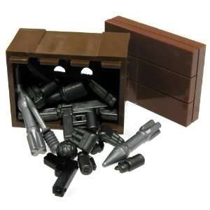   LEGO Custom Supply Crate Guns, Ammo, Grenades More Toys & Games