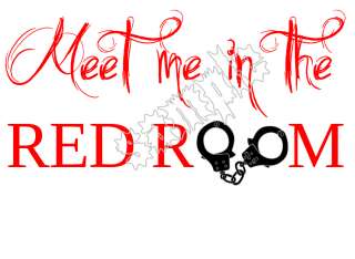 Fifty Shades of Grey Meet Me In The Red Room T Shirt X Large  