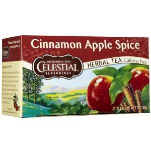 Celestial Seasonings Cinnamon Apple Spice Tea Bags, 20 ct, 6 pk