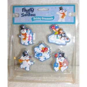  Frosty the Snowman Set of 5 Christmas Ornaments