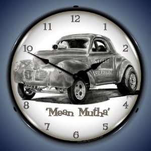  Mean Mutha Classic Gasser Lighted Wall Clock Everything 