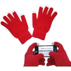  iTALKonline RED Captive Touch Gloves for Touch Devices Apple 