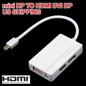   Port to DP HDMI DVI Cable Converter Adapter for MacBook Electronics