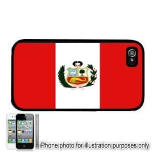  Peru Peruvian Flag Apple iPhone 4 4S Case Cover Black 