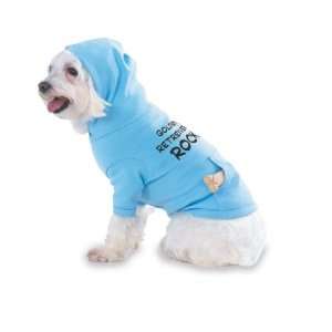 Golden Retrievers Rock Hooded (Hoody) T Shirt with pocket for your Dog 