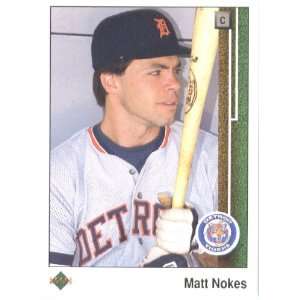  1989 Upper Deck # 150 Matt Nokes Detroit Tigers / MLB 