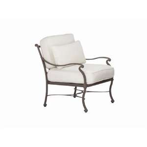  Landgrave Chateau Cast Aluminum Arm Patio Lounge Chair Twilight 
