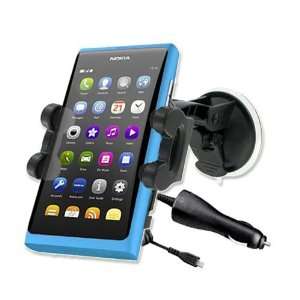   Holder/ Mount and Charger for Nokia N9 Cell Phones & Accessories