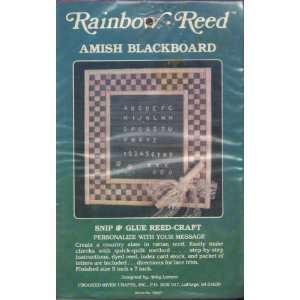   Reed Amish Blackboard (Snip & Glue Reed Craft Kit) 