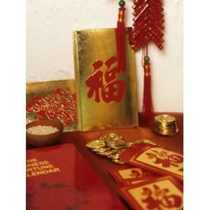  Chinese Good Luck Symbols for New Year (Gold Coins & Rice 