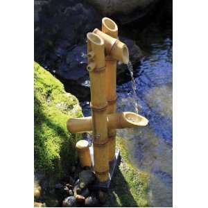  Deer Scarer Bamboo Fountain w/pump Patio, Lawn & Garden