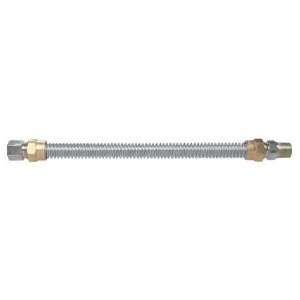  DORMONT 20 3132 12 Gas Connetor,304 SS,1/2 x 12 In