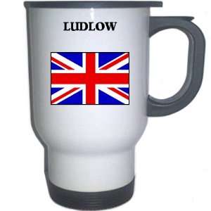  UK/England   LUDLOW White Stainless Steel Mug 