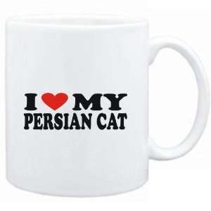  Mug White  I LOVE MY Persian  Cats