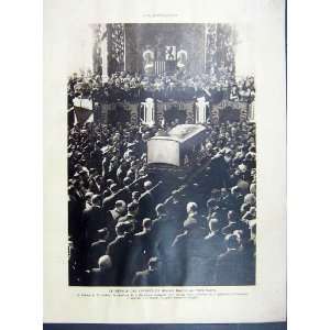   Ibanez Funeral Valencia Aragon Spain French Print 1933