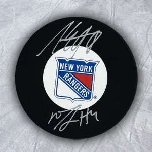 MARC STAAL & MICHAEL DEL ZOTTO NY Rangers DUAL SIGNED Hockey Puck