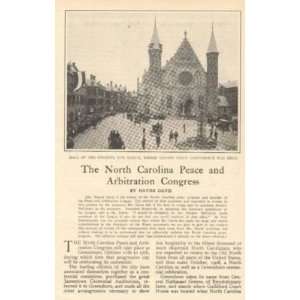    1908 North Carolina Peace Arbitration Congress 