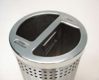 20 Gallon Stainless Steel Recycling Trash Can  