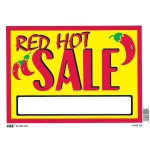  The Hillman Group 842122 Red Hot Sales Sign