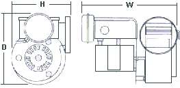 TJERNLUND HS2 POWER VENTER USED ON 6 OR 8 FLUE  