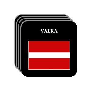  Latvia   VALKA Set of 4 Mini Mousepad Coasters 