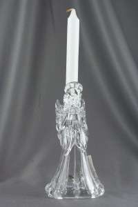 Mikasa Crystal Venetian Christmas Angel Candleholder  