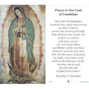  Prayer to Our Lady of Guadalupe   100 pack Paper Holy 