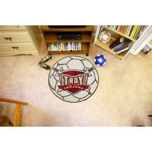  Troy State Trojans Round Soccer Mat (29) Sports 