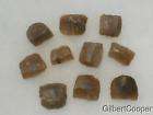 10 FRENCH AMBER GUNFLINTS   S BEST