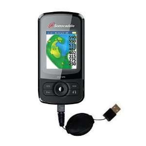 Retractable USB Cable for the Sonocaddie v300 Plus GPS with Power Hot 