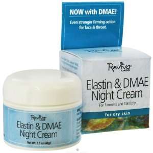 Reviva Labs Night Creams Elastin & DMAE Night Cream 1.5 oz. (Pack of 5 