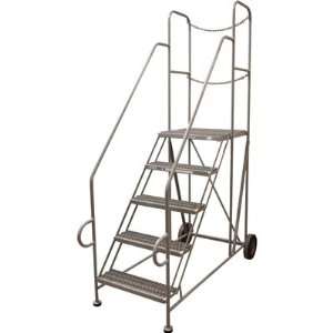   Trailer Ladder with CAL OSHA Rail Kit   5 Step