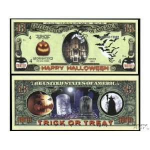 (10) Scary Halloween Novelty Money Bill 