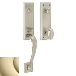 Baldwin 85352.031.RFD/LFD Non lacquered Brass Dummy Cody 3/4 Handleset 