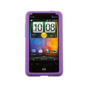  Wrap On Silicone Skin Protector Case Purple For HTC Aria 