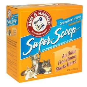 Arm & Hammer Super Scoop Baking Soda Clumping Litter, Fragrance Free 