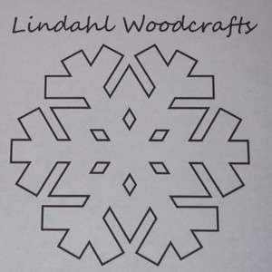   Snowflake Shape Unfinished Wood Craft Cut Outs Variety Sizes SS91007