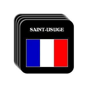  France   SAINT USUGE Set of 4 Mini Mousepad Coasters 