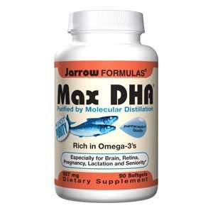  Jarrow Formulas Max DHA??, 607 mg Size 90 Softgels 