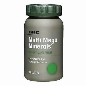  GNC Multi Mega Minerals, Tablets, 100 ea Health 