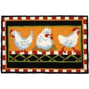  Jellybean Hen Pecked Indoor Outdoor Rug