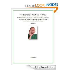 Toothache Info You Need To Know Paul Hass  Kindle Store